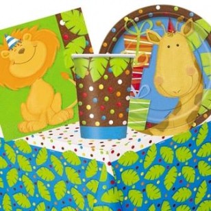 Jungle Party Value Party Pack for 8 Children